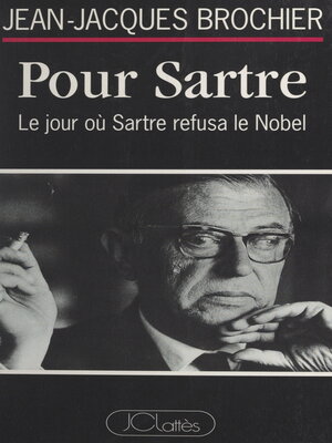 cover image of Pour Sartre